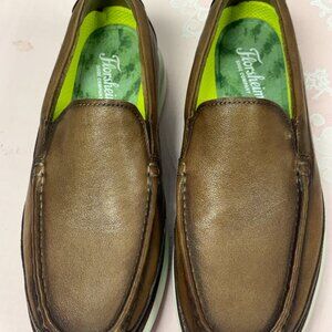 $130-NEW-Florshein-Men.s 13422-229/Brown leahter Loafers shoes.Sz-9M/11M.Vietnam